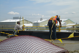 Commercial roof inspection